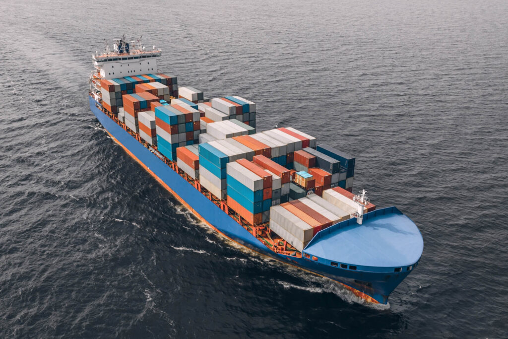 Intermodal Container Ship for Freight Transportation - FreightDATA Software